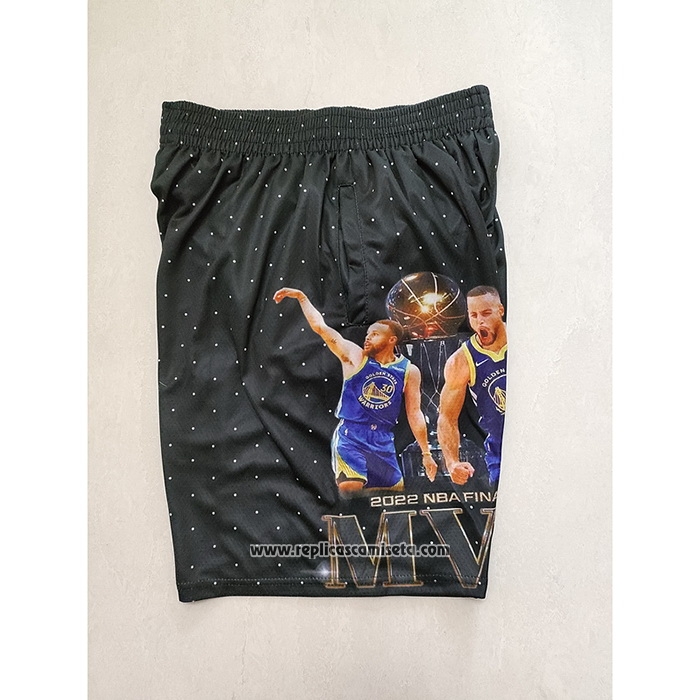 Pantalone Golden State Warriors MVP 2022 NBA Finals Negro